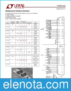 Linear Technology InfoCard 11 datasheet