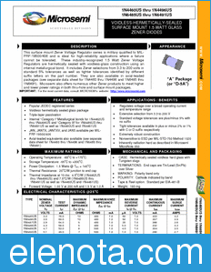 Microsemi JANTX1N4460US datasheet
