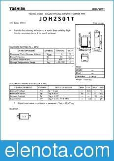 Toshiba JDH2S01T datasheet