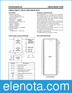 Samsung K3P6C2000B-SC datasheet