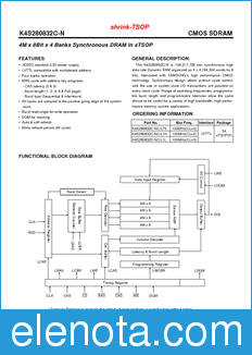 Samsung K4S280832C datasheet
