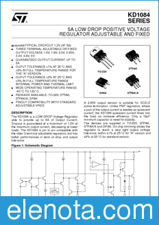 STMicroelectronics KD1084AXX datasheet