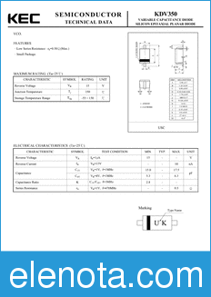 KEC KDV350 datasheet