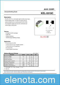 AUK KEL-5315C datasheet