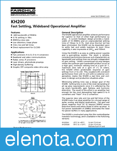 Fairchild KH200 datasheet