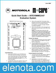 Motorola KITEVS2107QS datasheet