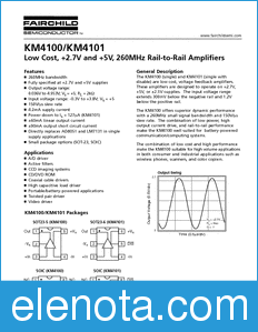 Fairchild KM4101 datasheet