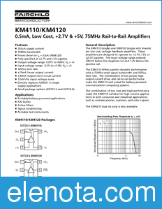 Fairchild KM4110 datasheet