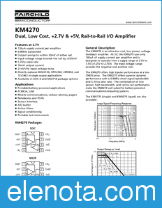 Fairchild KM4270 datasheet