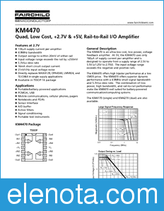 Fairchild KM4470 datasheet
