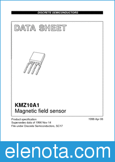 Philips KMZ10A1 datasheet