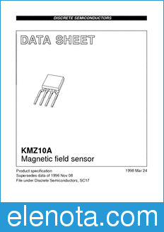 Philips KMZ10A datasheet