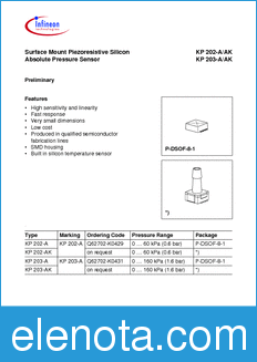 Infineon KP202-A datasheet