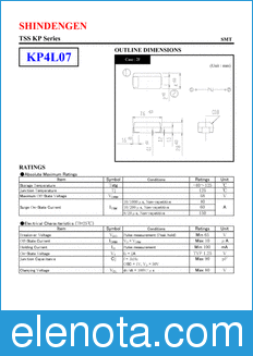 Shindengen KP4L07 datasheet