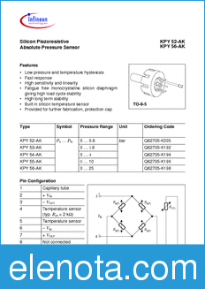 Infineon KPY55-AK datasheet