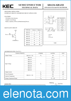 KEC KRA321 datasheet