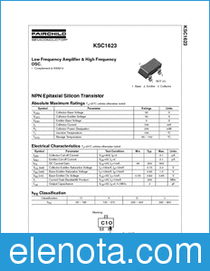 Fairchild KSC1623 datasheet