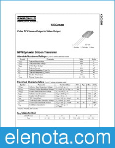 Fairchild KSC2688 datasheet