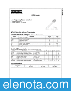 Fairchild KSC3488 datasheet