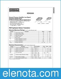 Fairchild KSH2955 datasheet