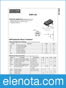 Fairchild KSR1102 datasheet