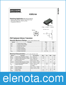 Fairchild KSR2104 datasheet