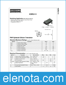 Fairchild KSR2111 datasheet
