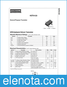 Fairchild KST4123 datasheet
