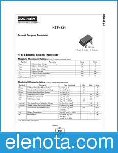 Fairchild KST4124 datasheet