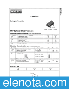 Fairchild KST63 datasheet
