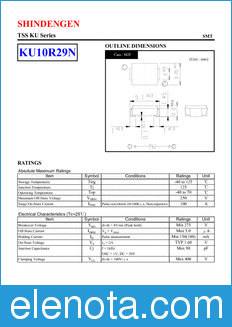 Shindengen KU1R29N datasheet