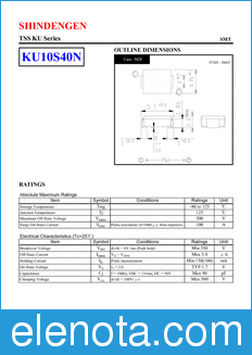 Shindengen KU1S40N datasheet