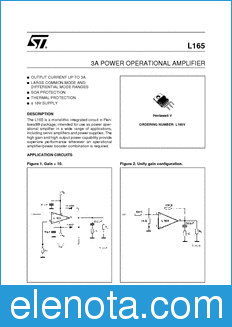 STMicroelectronics L165 datasheet