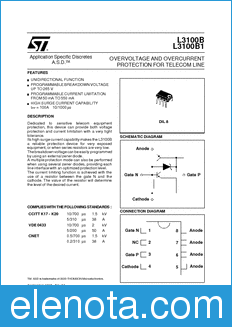 STMicroelectronics L3100B1 datasheet