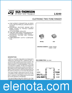 STMicroelectronics L3240B1 datasheet
