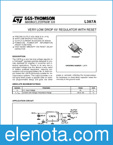STMicroelectronics L387A datasheet