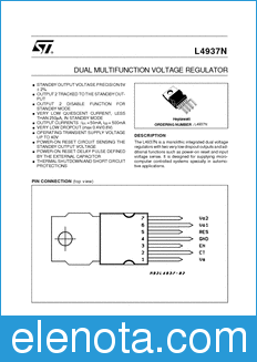 STMicroelectronics L4937N datasheet