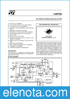 STMicroelectronics L4975A datasheet