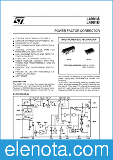 STMicroelectronics L4981AD datasheet