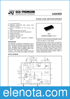STMicroelectronics L6243DS datasheet