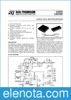 STMicroelectronics L6243 datasheet