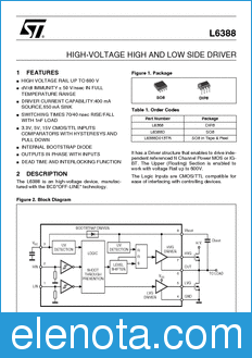 STMicroelectronics L6388 datasheet
