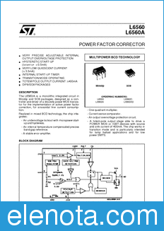 STMicroelectronics L6560AD datasheet