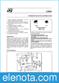 STMicroelectronics L6561D datasheet