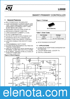 STMicroelectronics L6668 datasheet