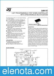 STMicroelectronics L6911C datasheet