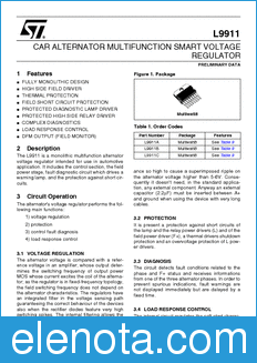 STMicroelectronics L9911 datasheet