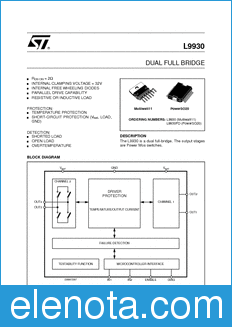 STMicroelectronics L9930 datasheet