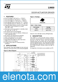 STMicroelectronics L9950 datasheet