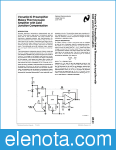 National Semiconductor LB-24 datasheet